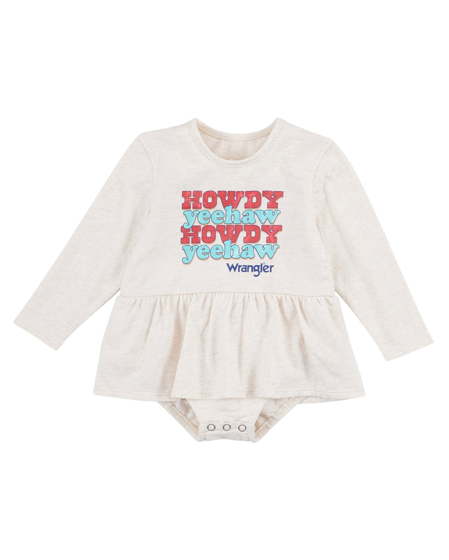 WRA 112317725 Wrangler? Baby Girl Bodysuit by Wrangler from Skip’s Western Outfitters | WRA-112317725-0/3-REG
