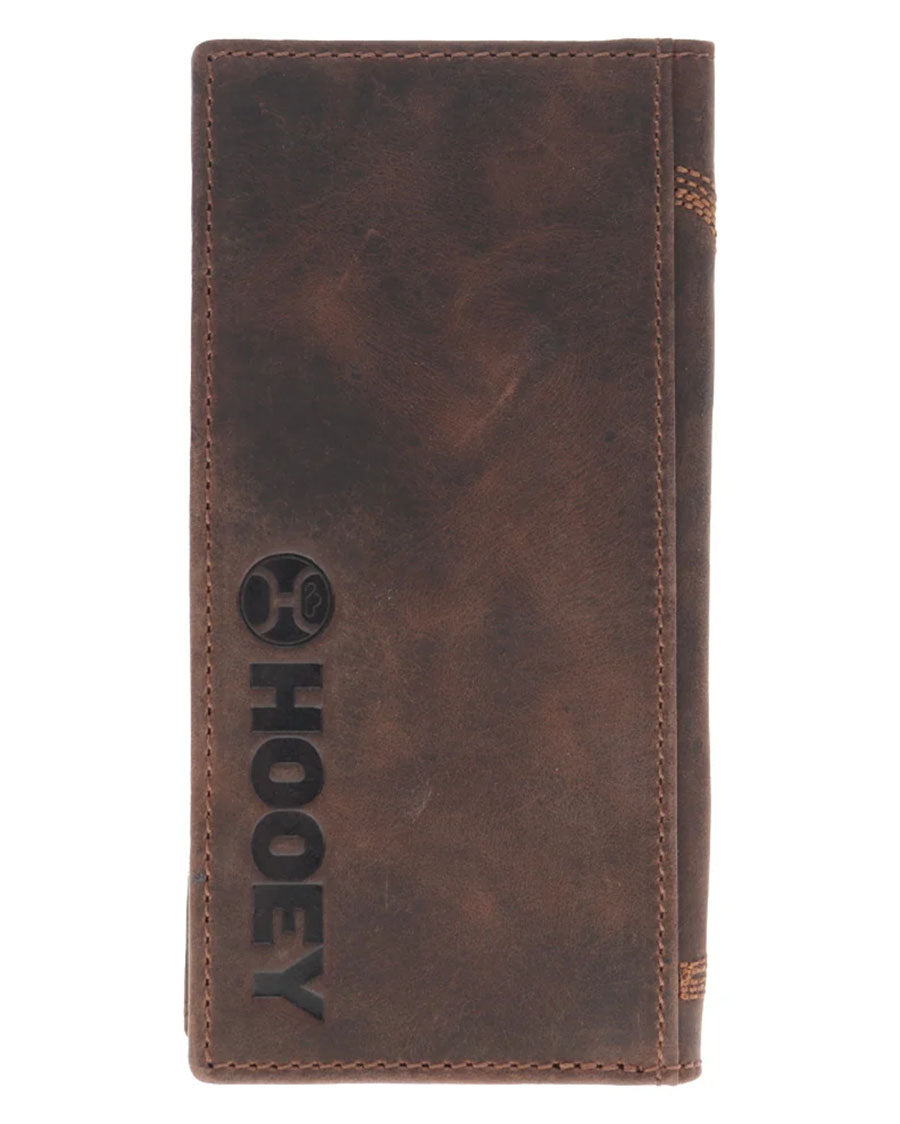 Wyatt Smooth Brown Rodeo Wallet With Brown Stitching - Hw040-Br