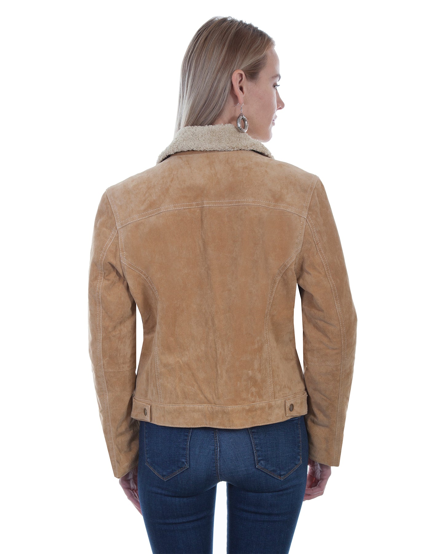 Women's Faux Shearling Jean Jacket
