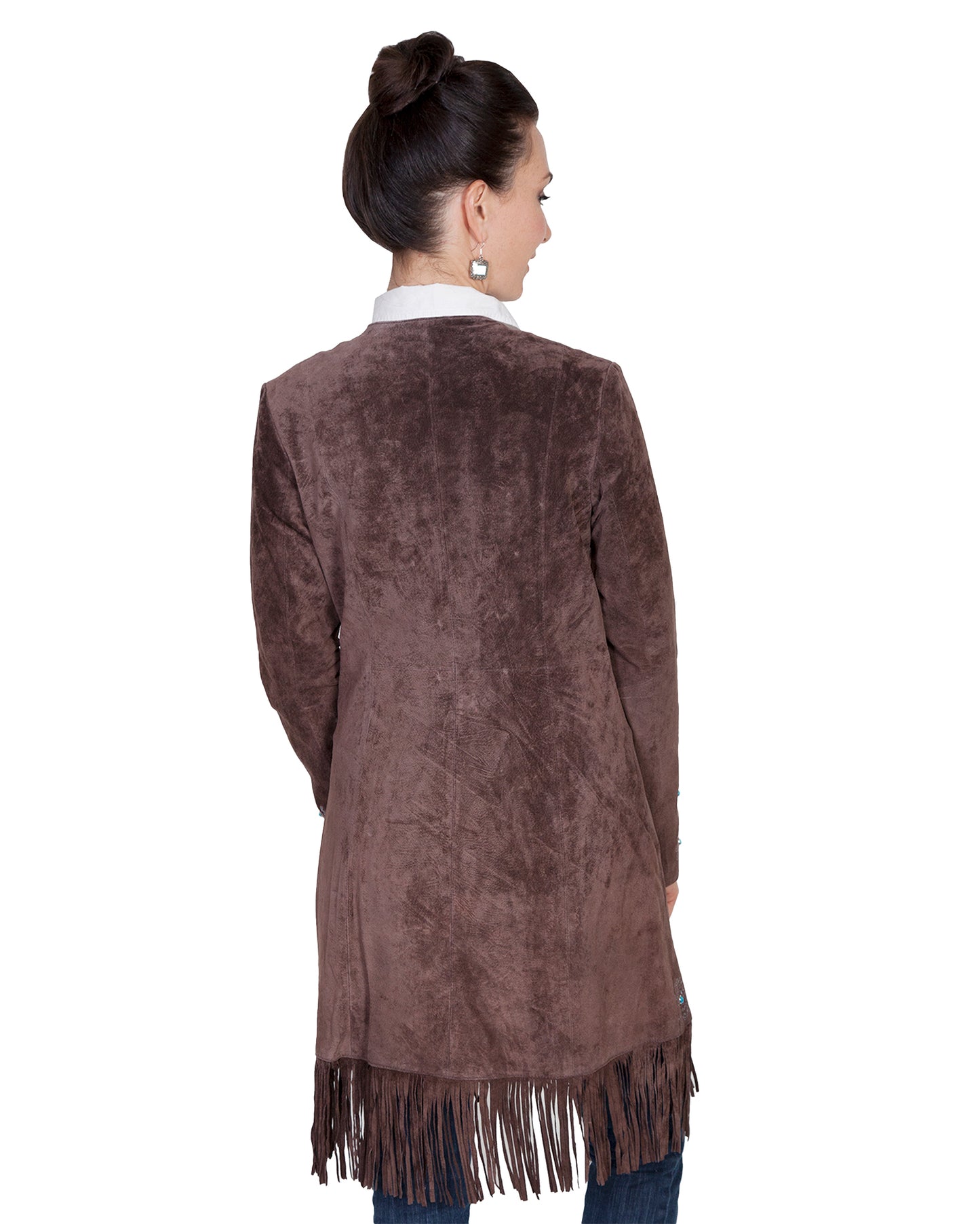 Women's Boar Suede Embroidered Jacket