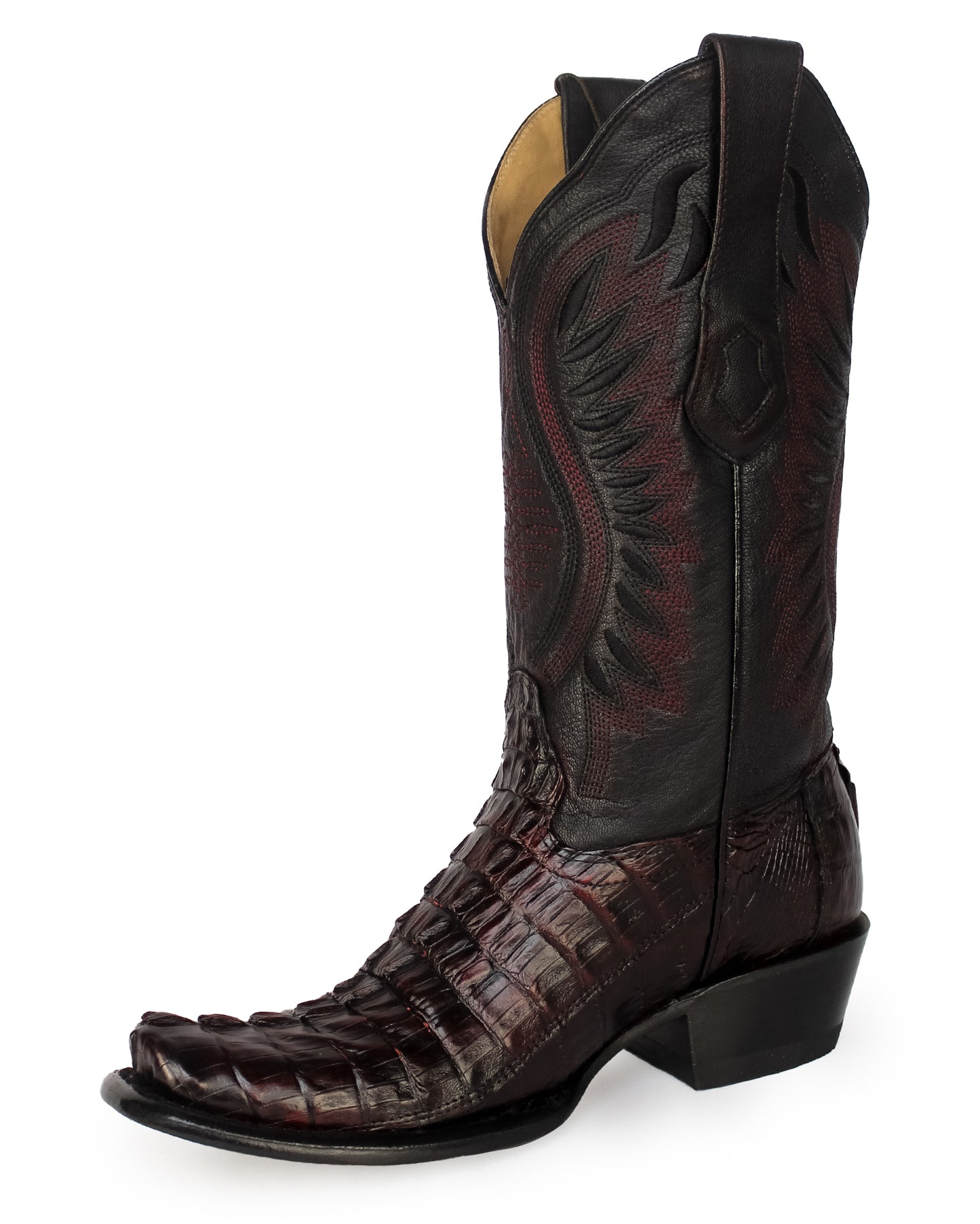 Women's Dubai Toe Caiman Tail Western Boots - 39N0118