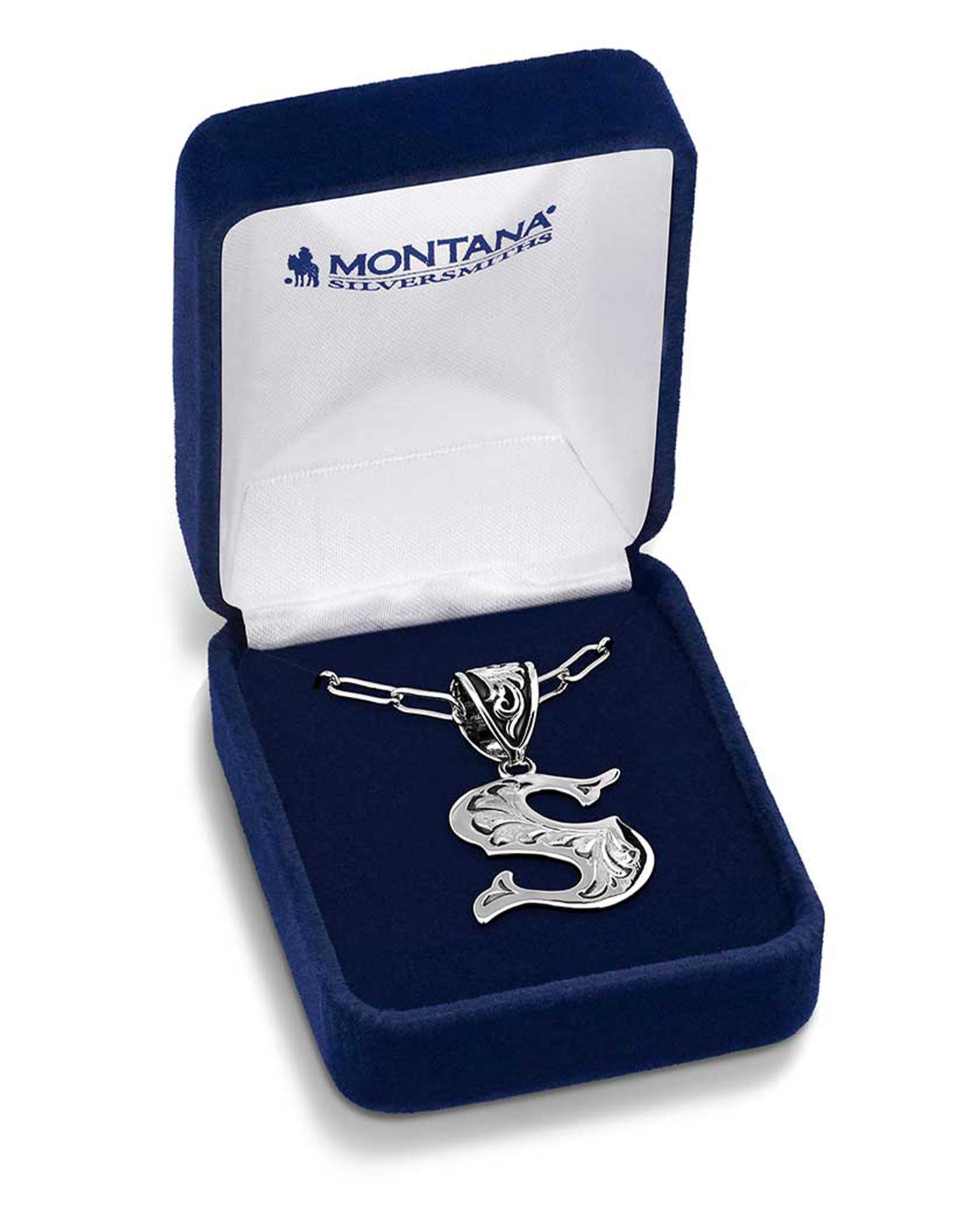 Western Initial S Necklace