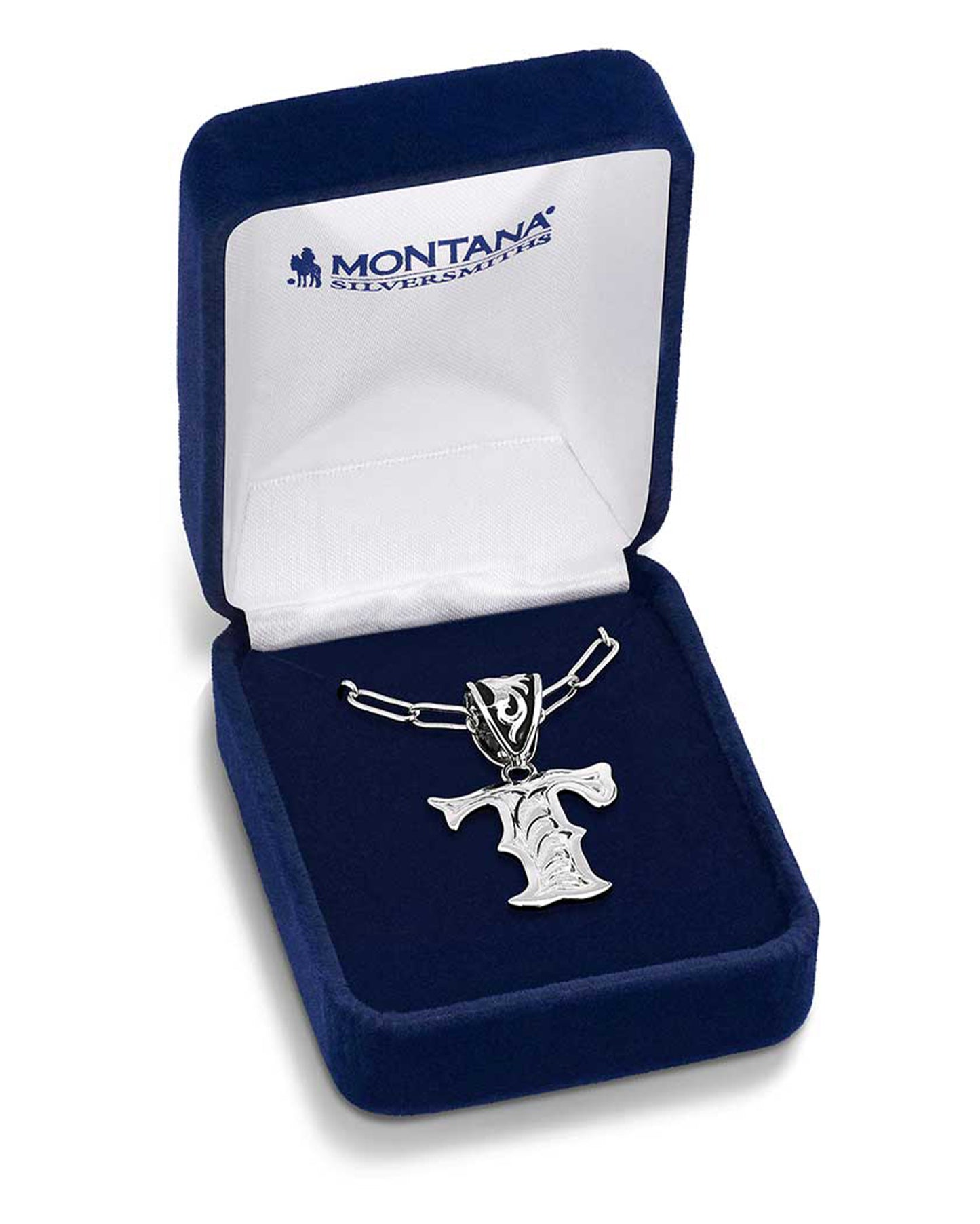 Western Initial T Necklace