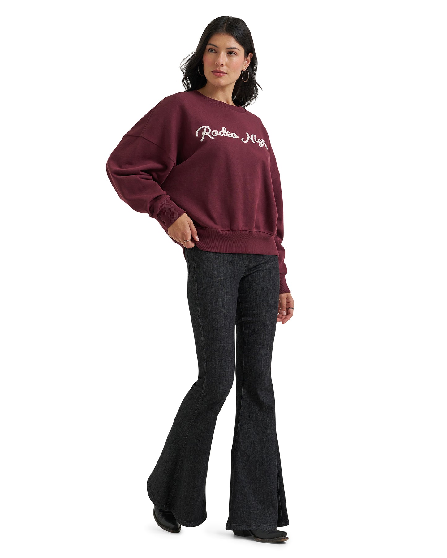 Women's Wrangler X Lainey Wilson Rodeo Nights Sweatshirt - 112382793