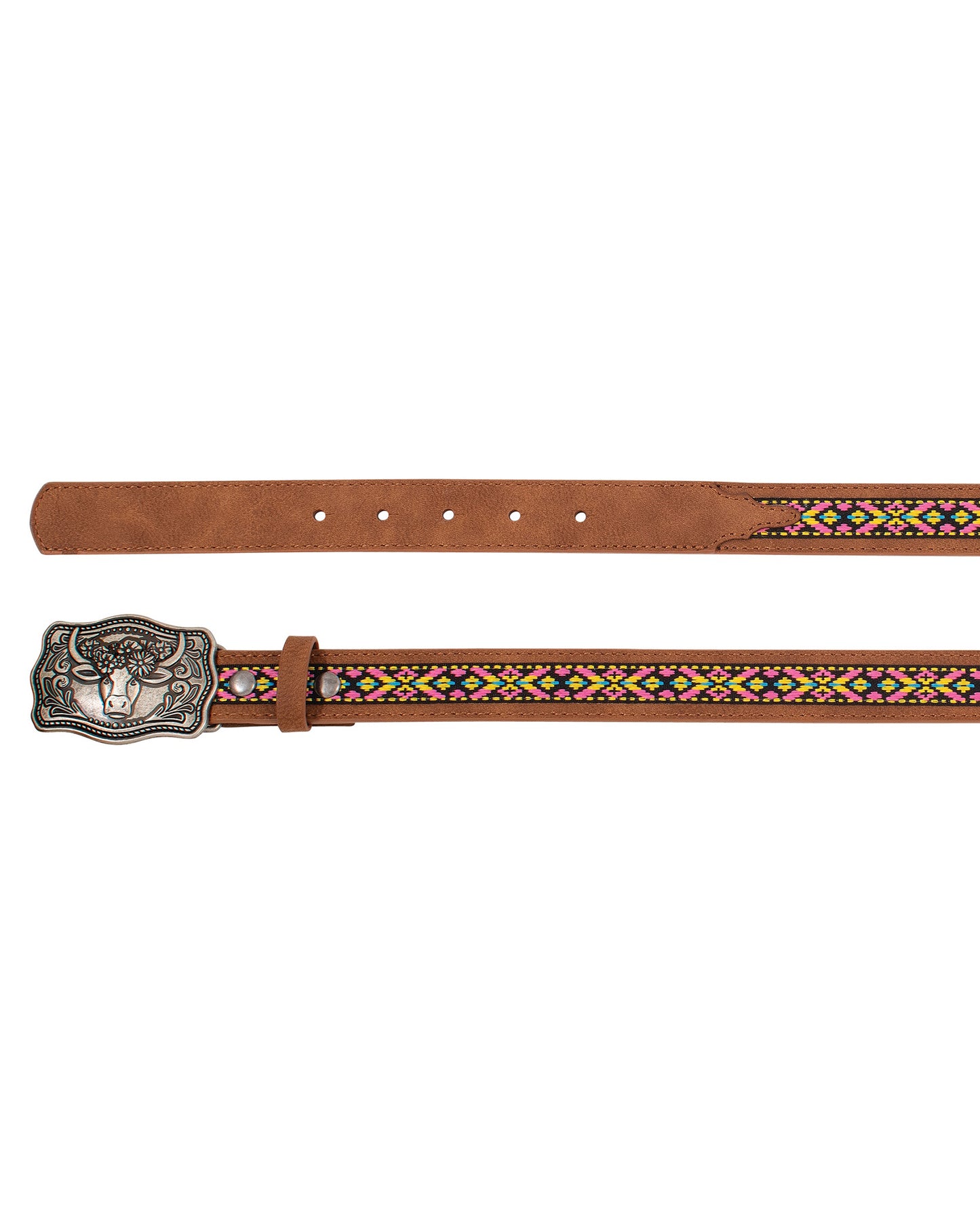 Girls Multicolor Ribbon Belt by Catchfly from Skip’s Western Outfitters | TRD-2510370252-S
