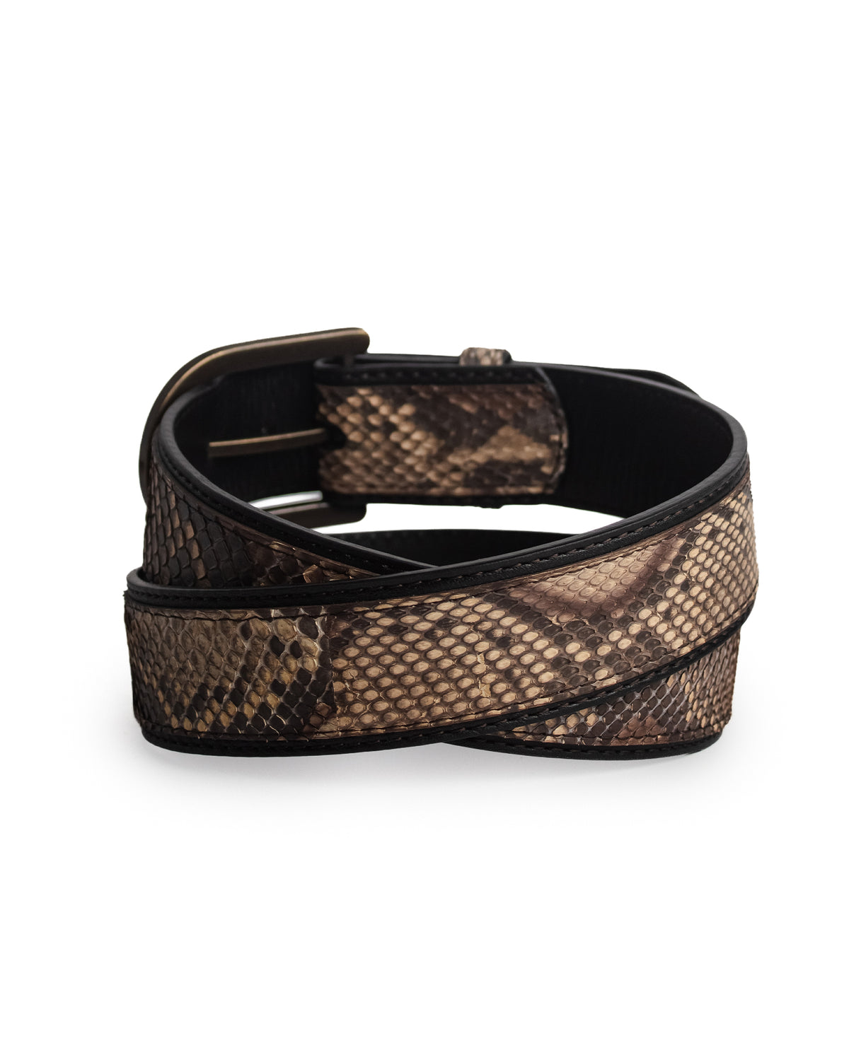 Ranch Taupe Python Belt - Cb508