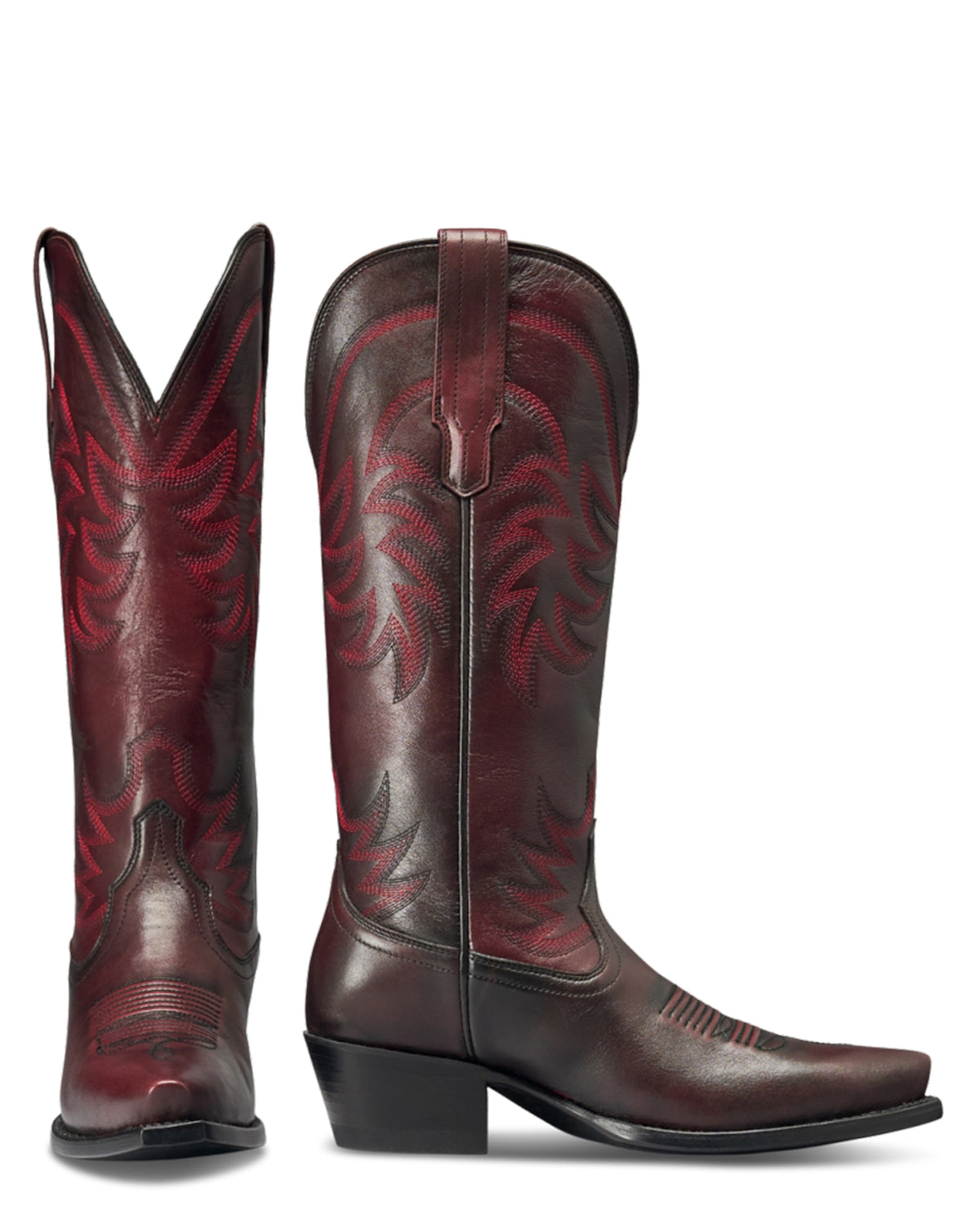 Tecovas Women's The Annie in Black Cherry Cowhide Western Boots - 21174-Bch