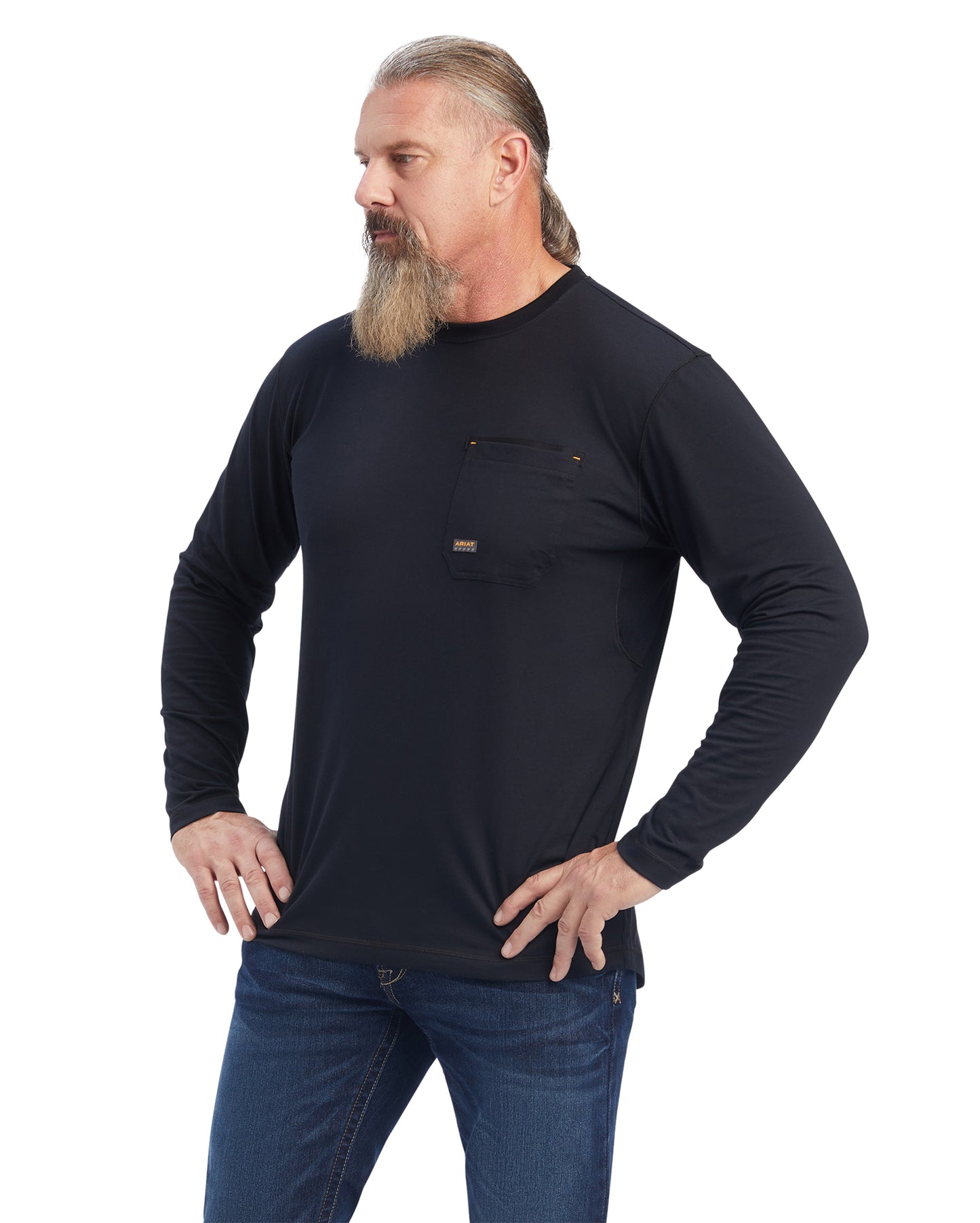 Men's Rebar Workman Reflective Flag Graphic T-Shirt