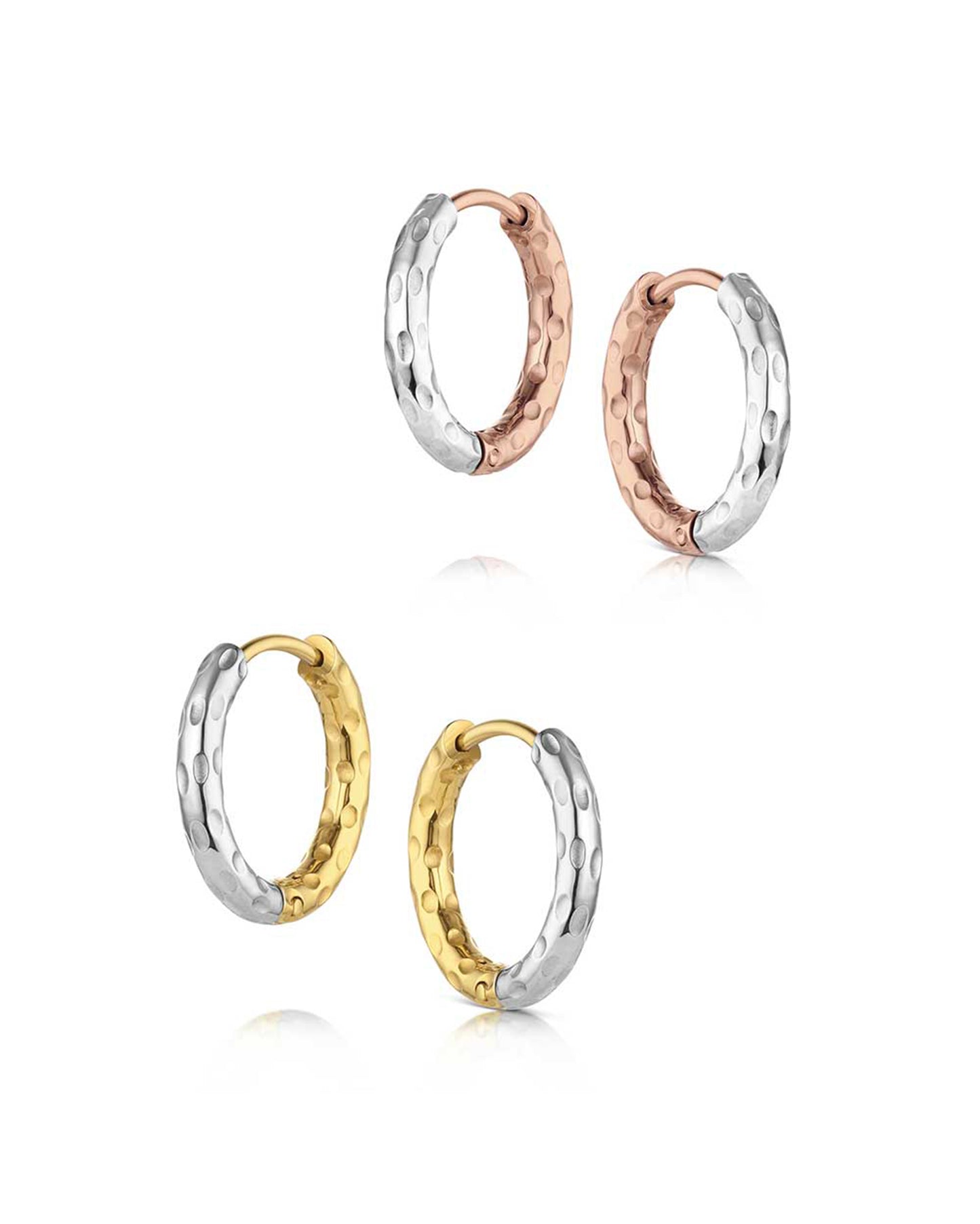 Sun And Moon Hoop Earring Set - Er6453