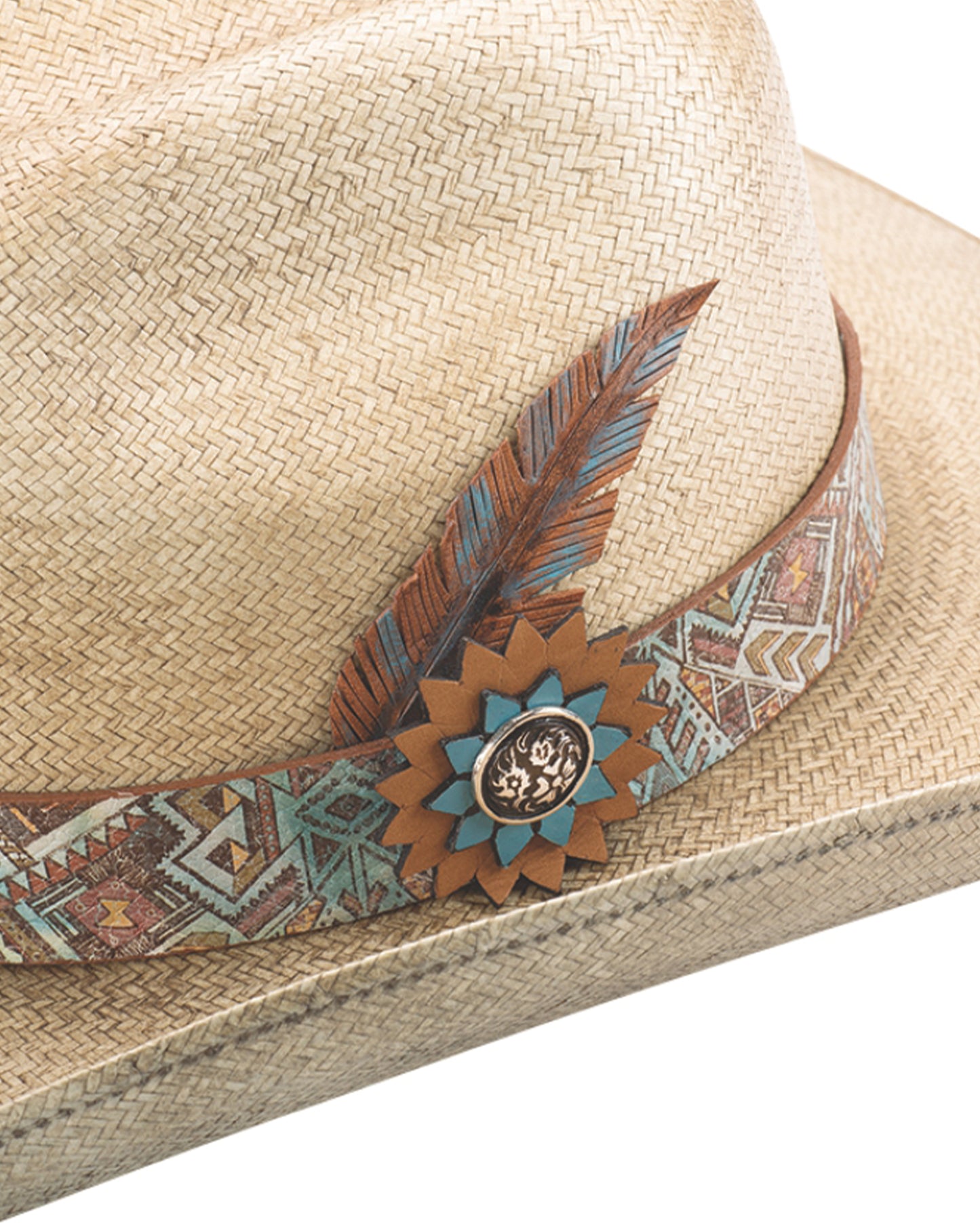 Southwest Love Pecan Straw Hat