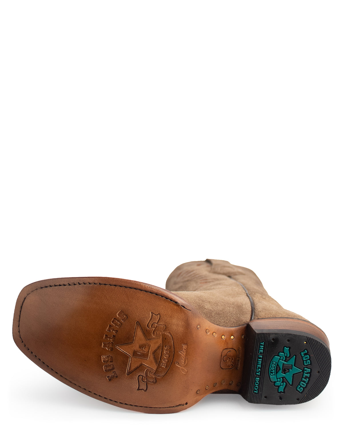 Women's Dubai Toe Boot Suede Leather Western Boots - 39N6607