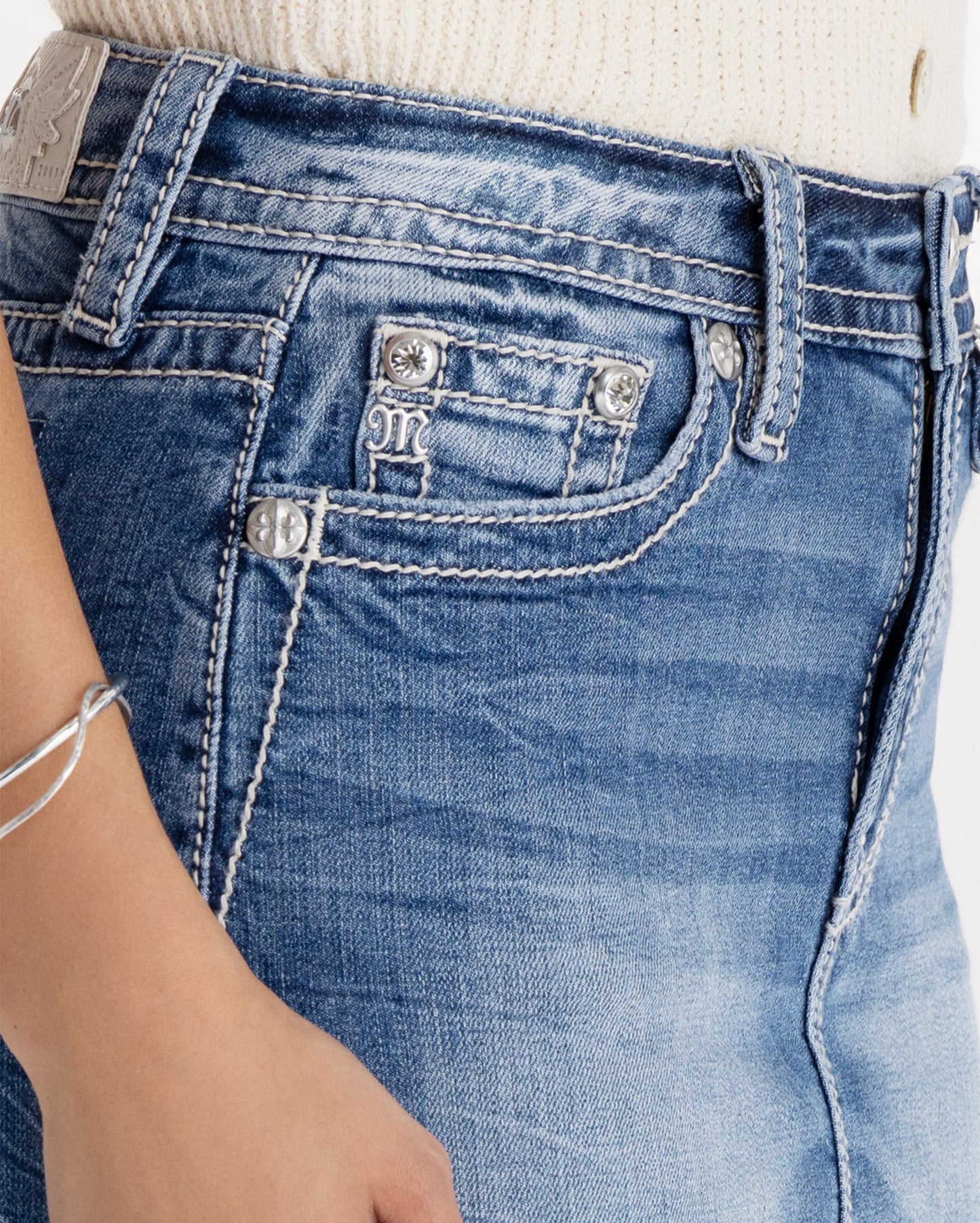 Women's Denim Mini Skirt - M5082N204