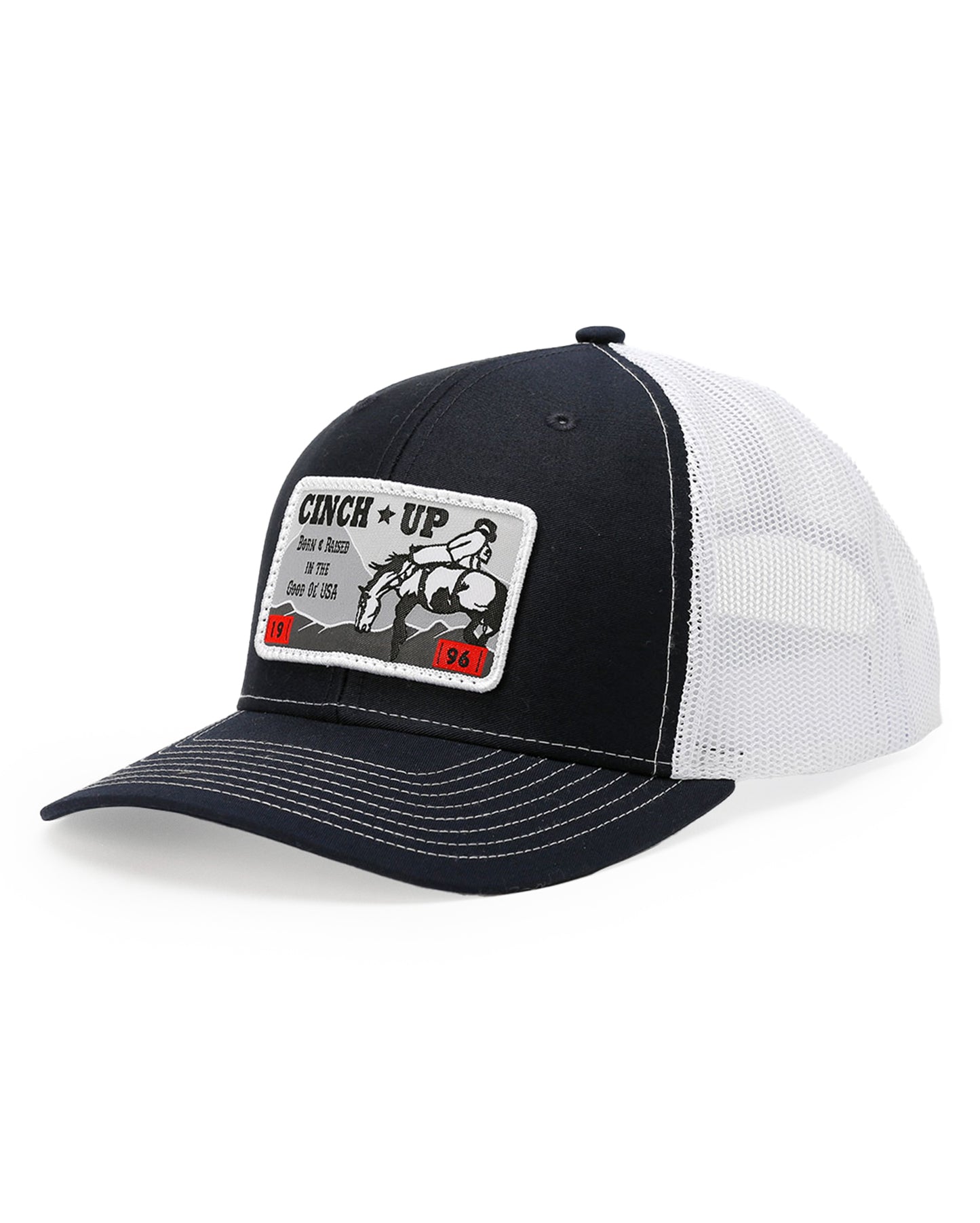 Cinch Up Richardson 112 Trucker Cap - Mcc0800010 by Cinch from Skip’s Western Outfitters | CIN-MCC0800010-OSFA-NAVY