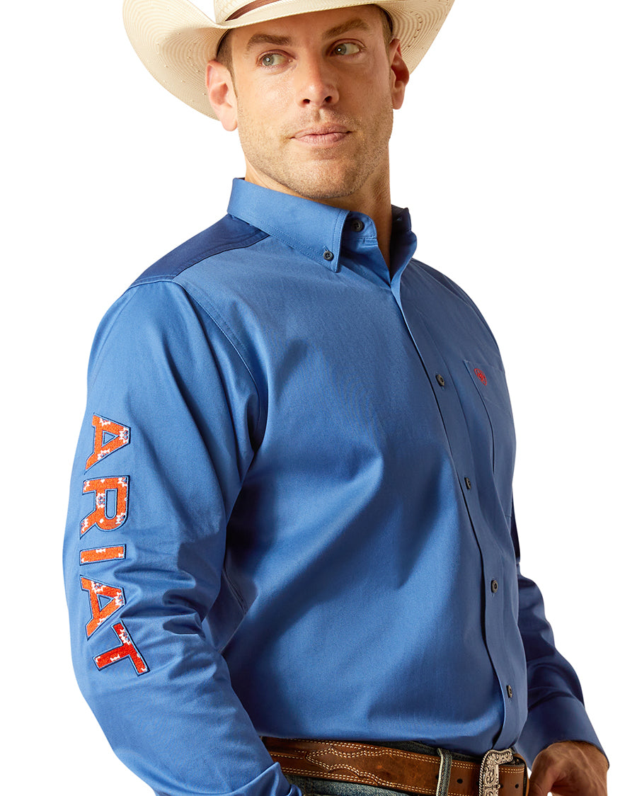 Men's Team Logo Twill Classic Fit Shirt