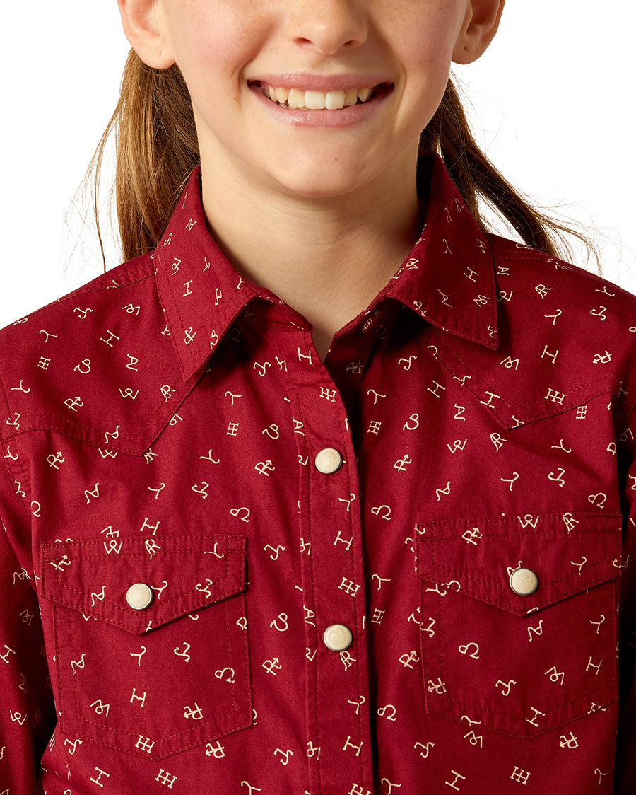 Kids' Red Ranch Shirt