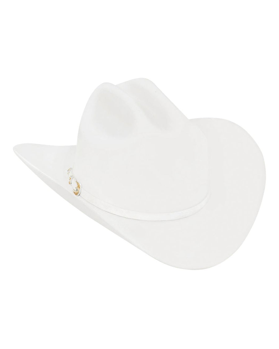 6x Real 4 Fur Felt Western Hat by Milano Hats from Skip’s Western Outfitters | MHC-MF0665REAL-63/4-WHITE
