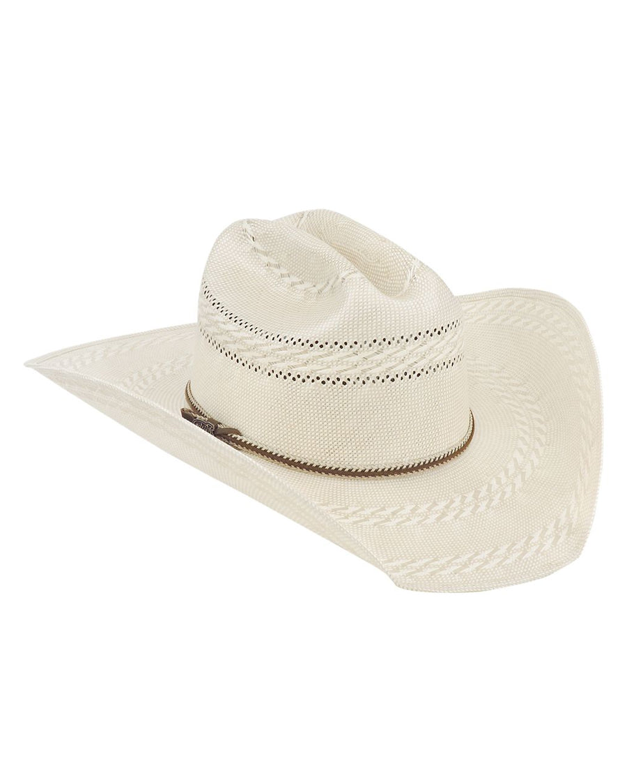 Justin Garrett Straw Hat 4 1/2 Brim by Milano Hats from Skip’s Western Outfitters | MHC-JS2556GRET42-63/4-Tan