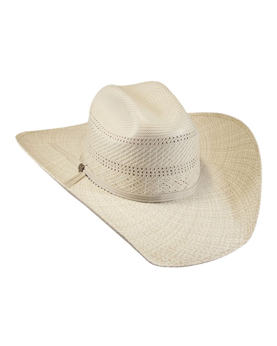 Justin Banks Straw Hat by Milano Hats from Skip’s Western Outfitters | MHC-JS3030BNKS44-6-3/4-Reg