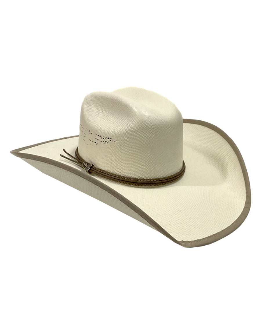 Justin Fenix Straw Hat by Milano Hats from Skip’s Western Outfitters | MHC-JS5256FNX-4404-63/4-Ivory