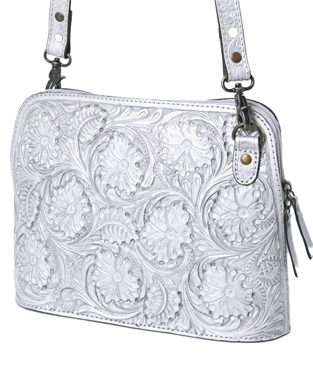 Women's Saddle Rose Purse by American Darling from Skip’s Western Outfitters | AMD-ADBG1138C-O/S