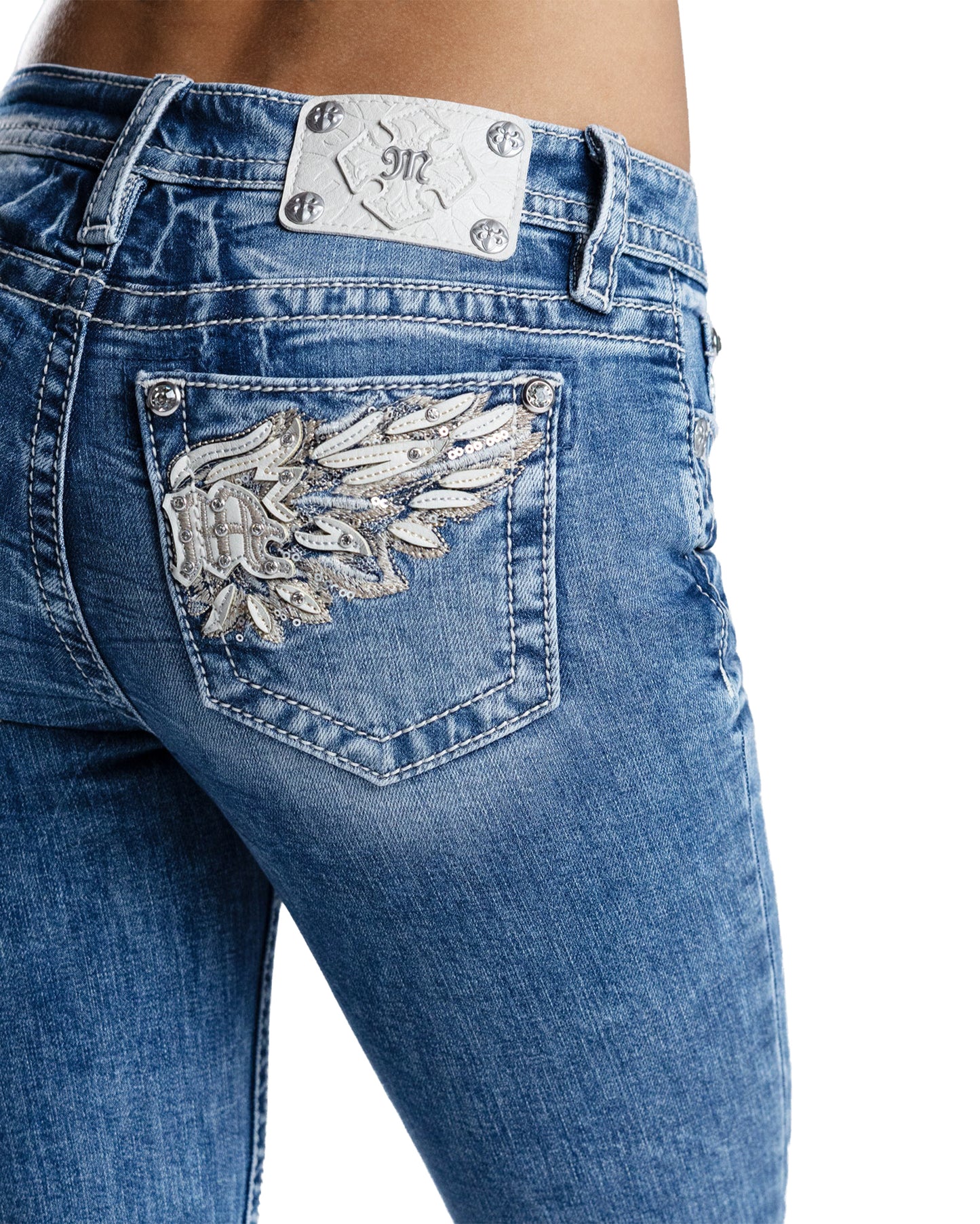 Women's Mid-Rise Skinny Jeans - M9607S