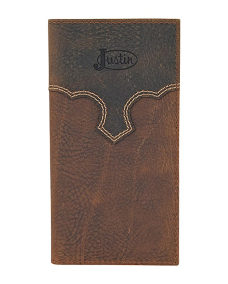 Rodeo Weathered Yoke Wallet by Justin from Skip’s Western Outfitters | TRD-22125767W4-O/S