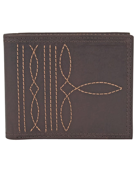 Boot Stitch Slim Bifold Wallet by Justin from Skip’s Western Outfitters | TRD-22125842W3-O/S