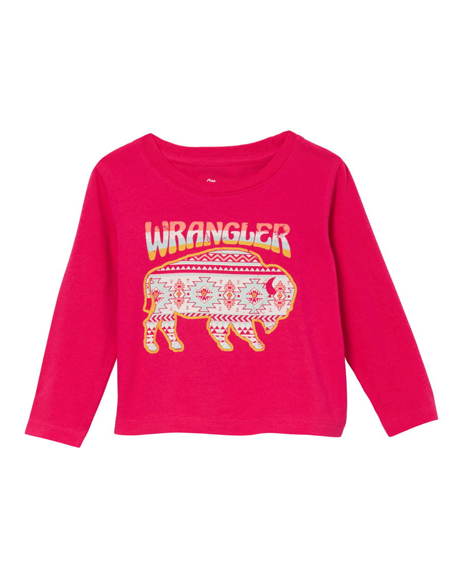 Baby Girls' Shirt by Wrangler from Skip’s Western Outfitters | WRA-112344421-0/3-PINK