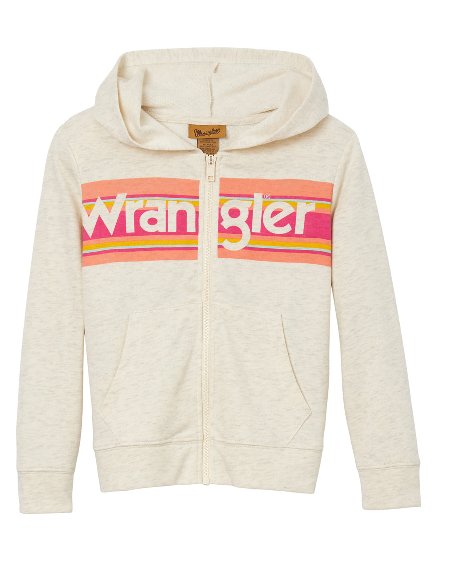 Girls' Hoodie by Wrangler from Skip’s Western Outfitters | WRA-112344192-XS-OAT