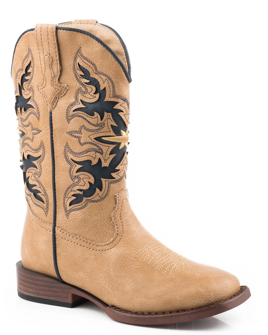 Little Kids' Amos Western Boots by Roper from Skip’s Western Outfitters | KAR-09-018-1900-2931 TA-090-MED