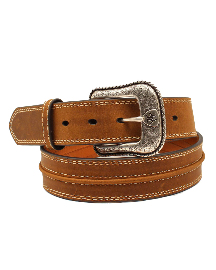Men's Center Bump Belt by Ariat Accessories from Skip’s Western Outfitters | MFW-A1019408-32