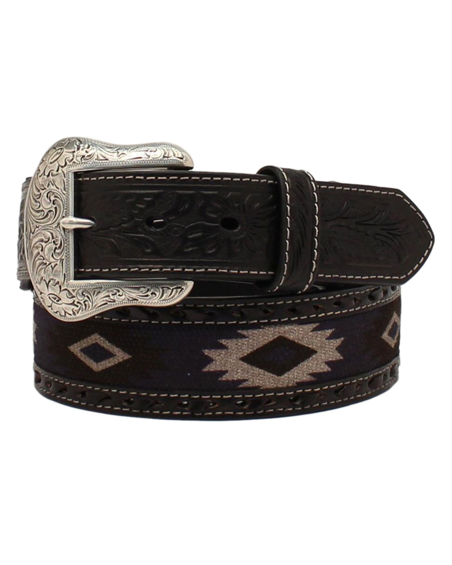 Southwestern Inlay Belt by Nocona from Skip’s Western Outfitters | MFW-N210002706-34