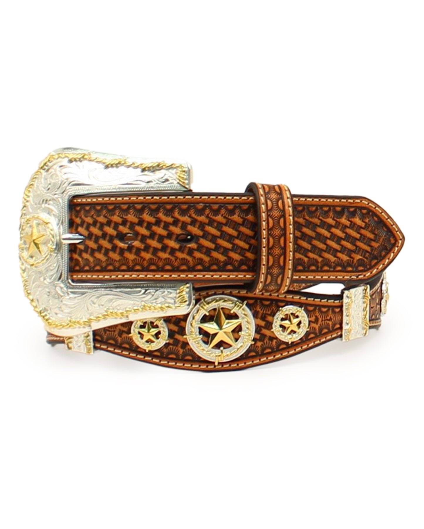Scalloped Lone Star Belt