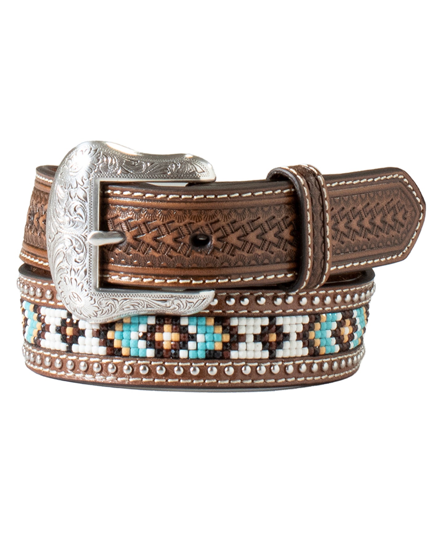 Kids' Basket Weave Belt by Nocona from Skip’s Western Outfitters | MFW-N4442502-20