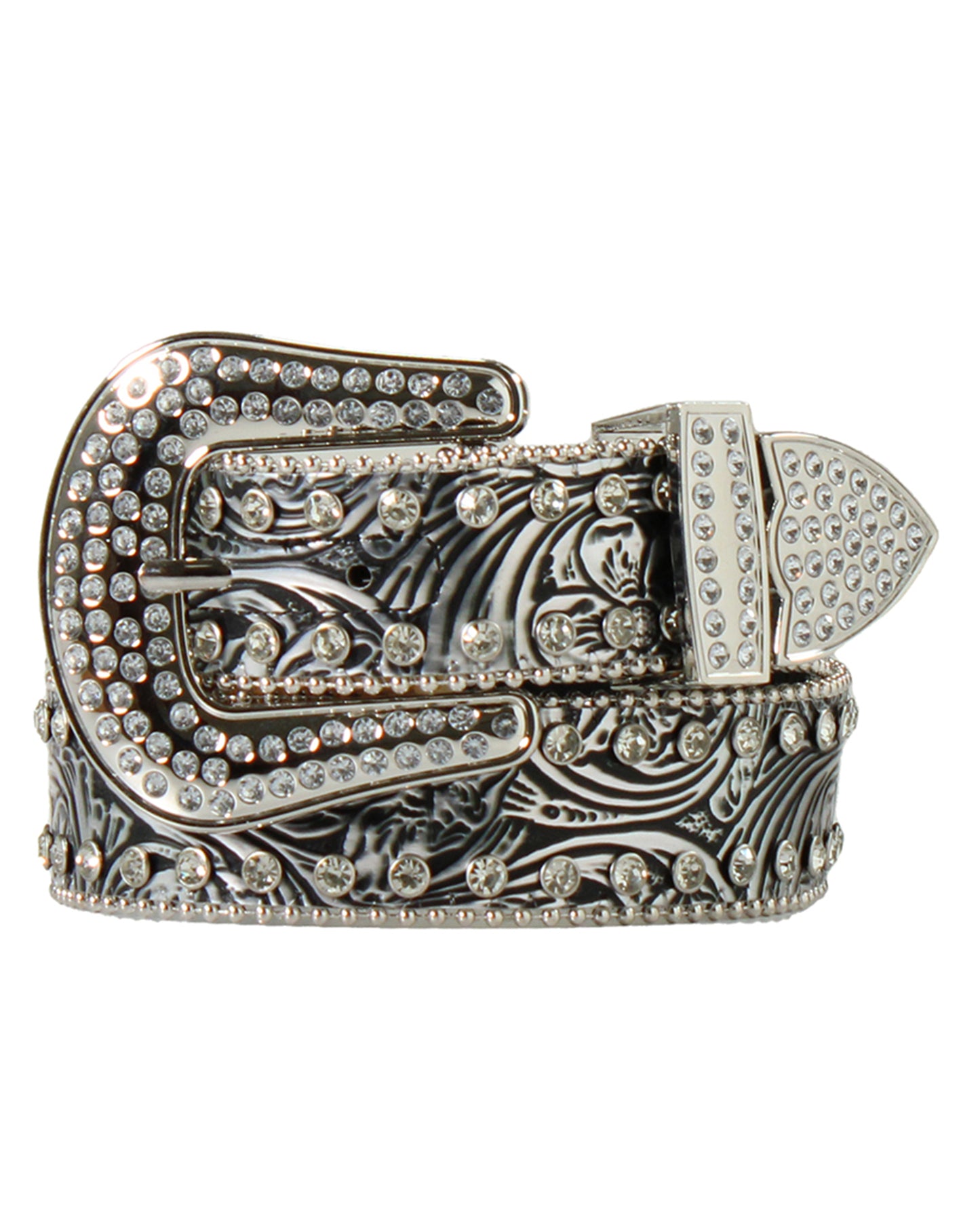 Girls' Floral Crystal Belt