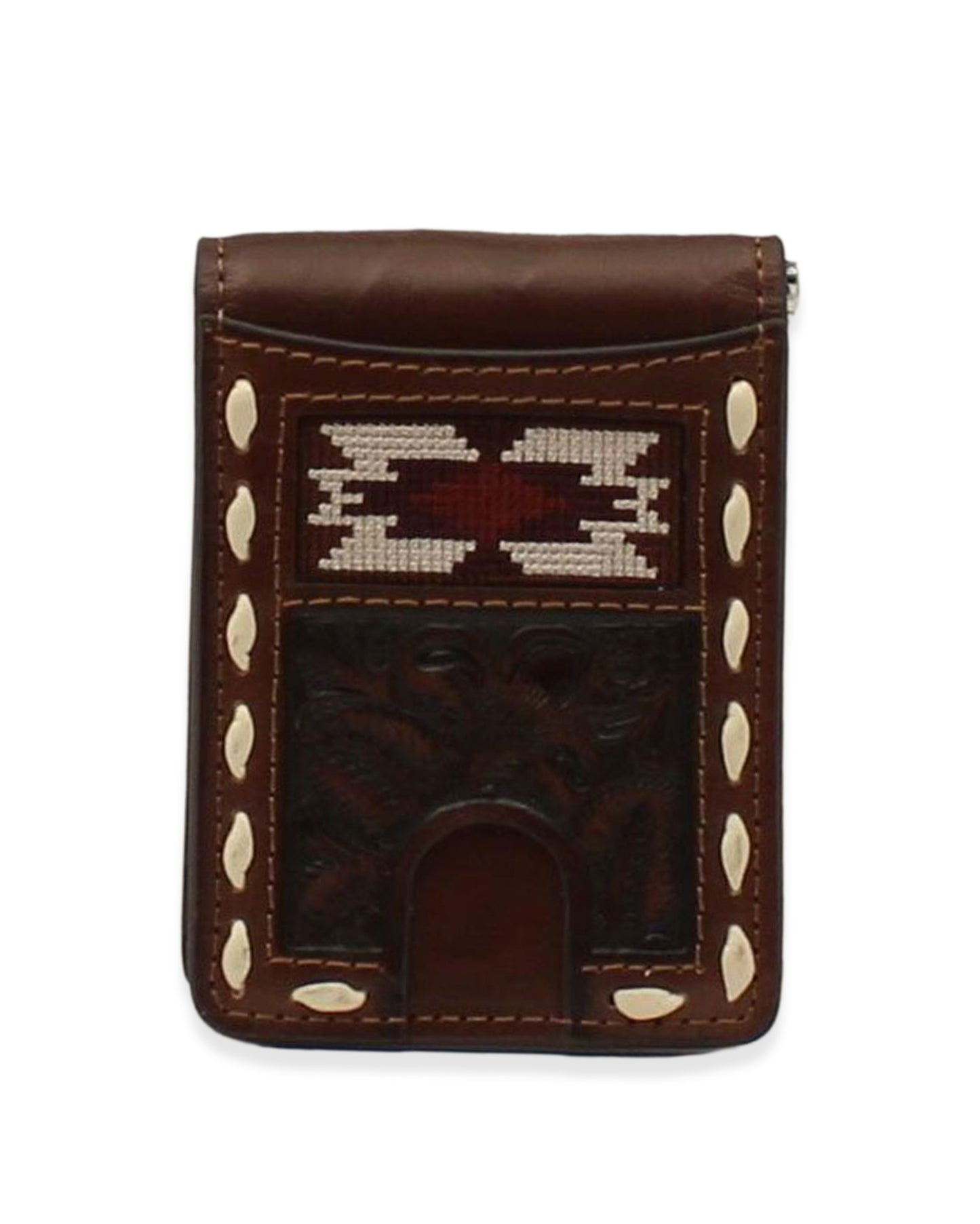 Southwest Inlay Bifold Money Clip Wallet by Nocona from Skip’s Western Outfitters | MFW-N500040002-O/S