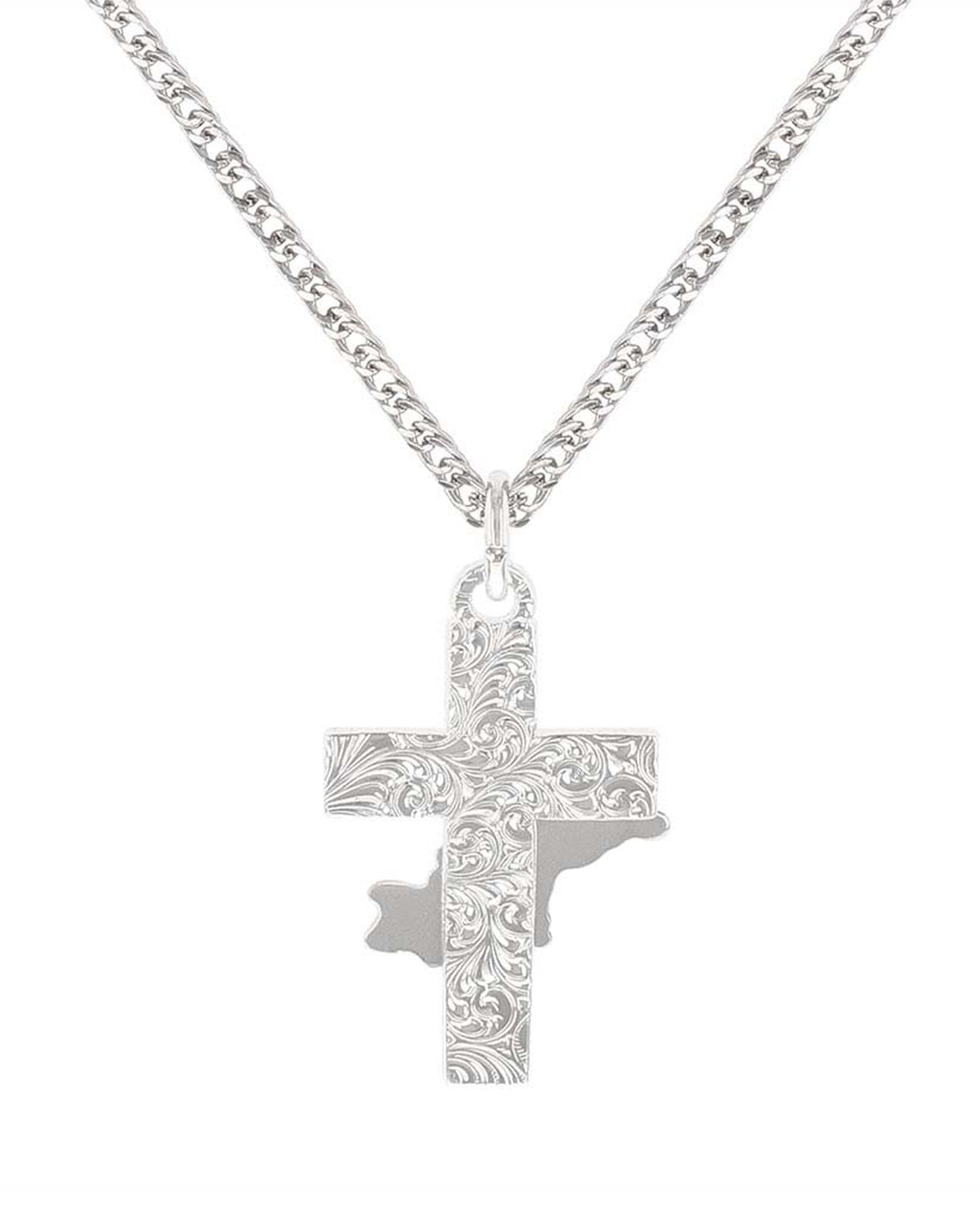 Bullrider Cross Necklace