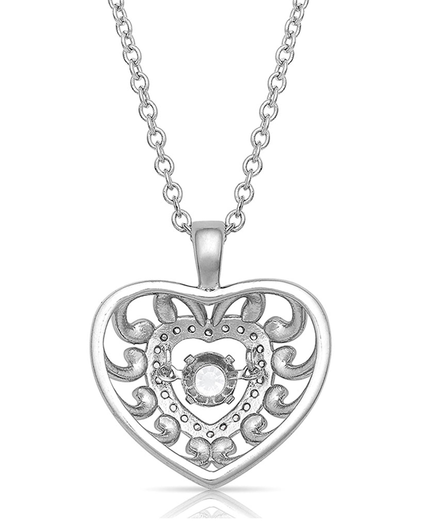 Waves Of Love Heart Necklace