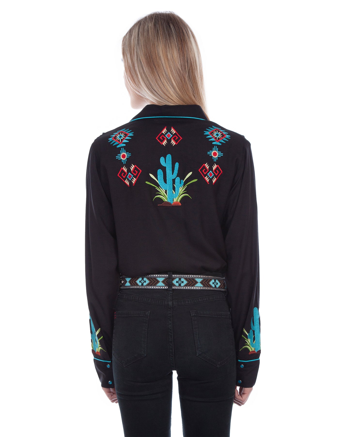 Women's Kaktus Embroidered Blouse