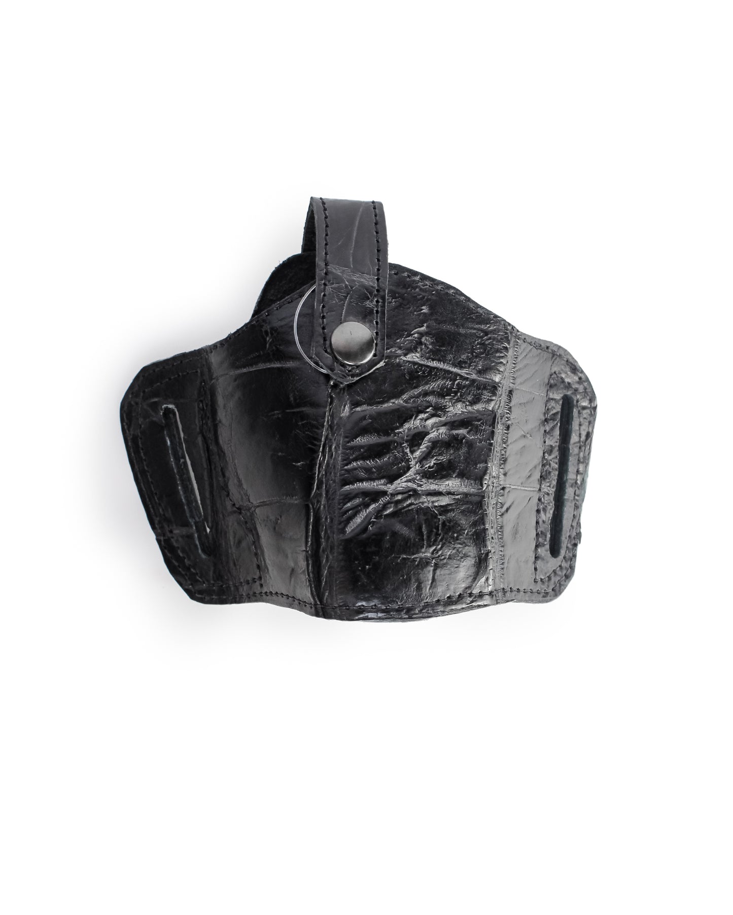 Alligator Outside Gun Holster - Black