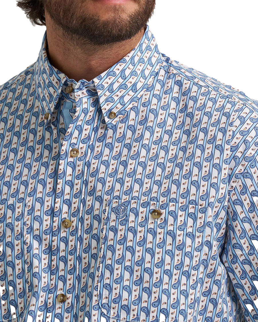 Men's George Strait Collection Two Pocket Long Sleeve Shirt