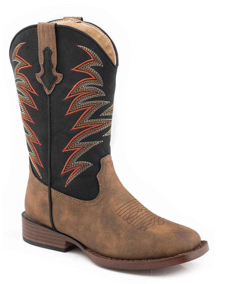 Big Boys' Clint Western Boots by Roper from Skip’s Western Outfitters | KAR-09-119-1900-2992-TA-4-MED