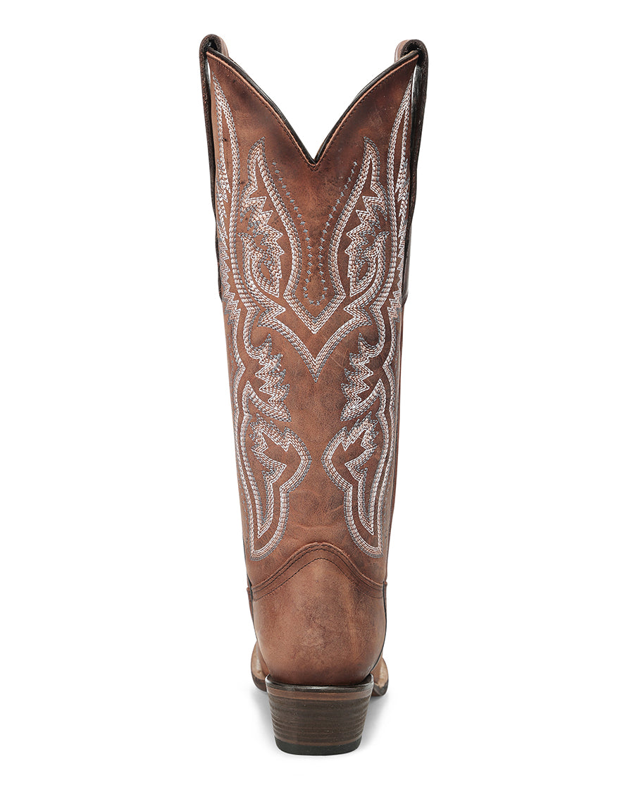 Circle G Women's Shedron Embroidery Triad Tall Top Western Boots - L8072