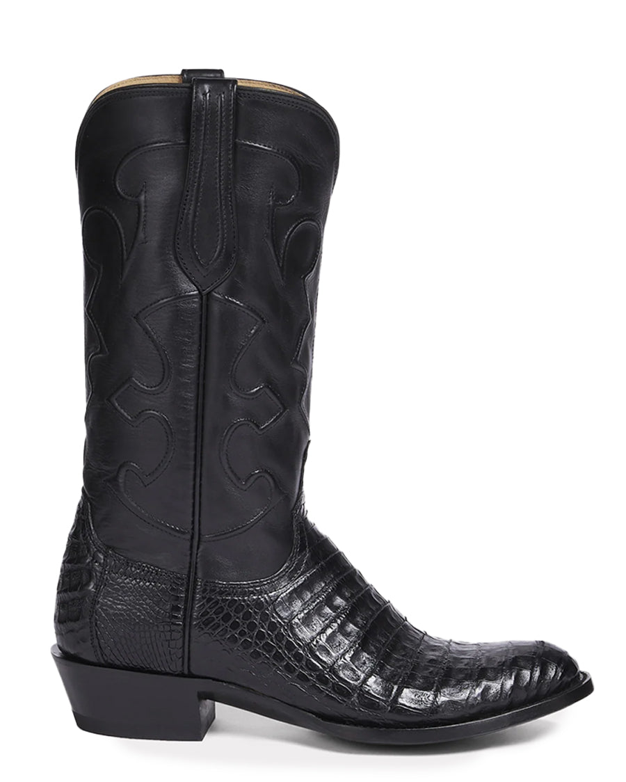 Men's Charles Caiman Crocodile Belly Boots