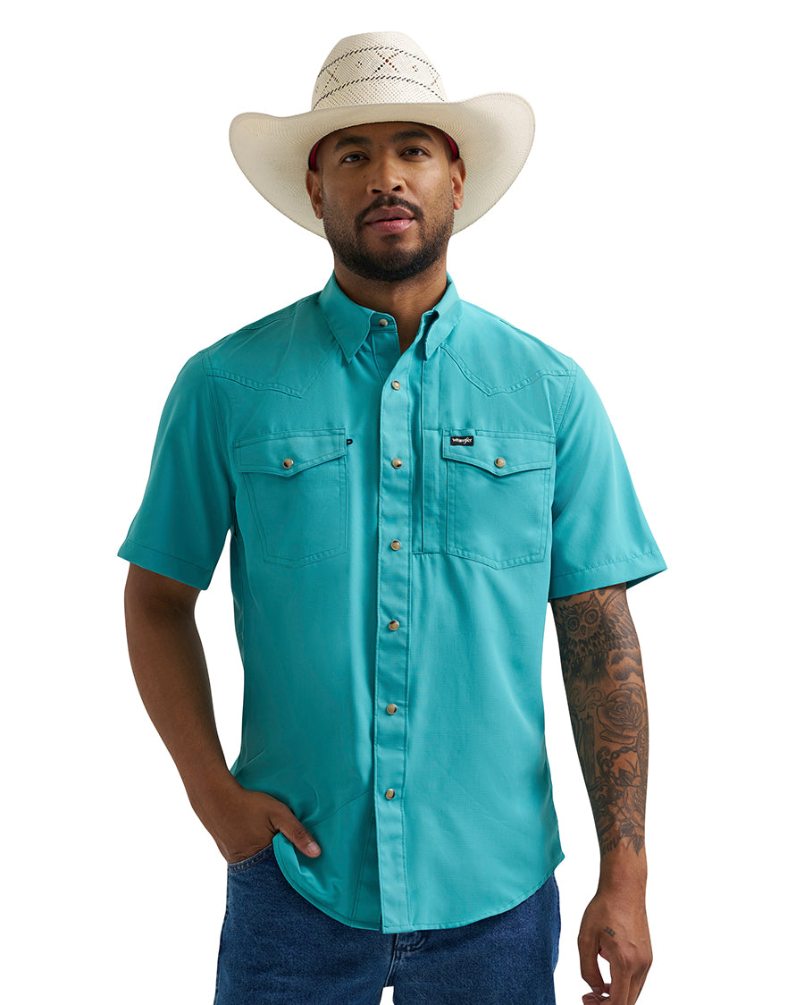 Wrangler Men's Latigo Bay ATG Performance Shirt, XXL Wrangler Men's Latigo Bay ATG Performance Shirt, XXL