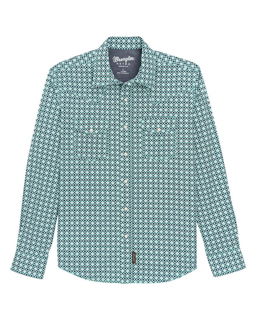 Men's Retro® Premium Long Sleeve Snap Shirt - Modern Fit - 112378803