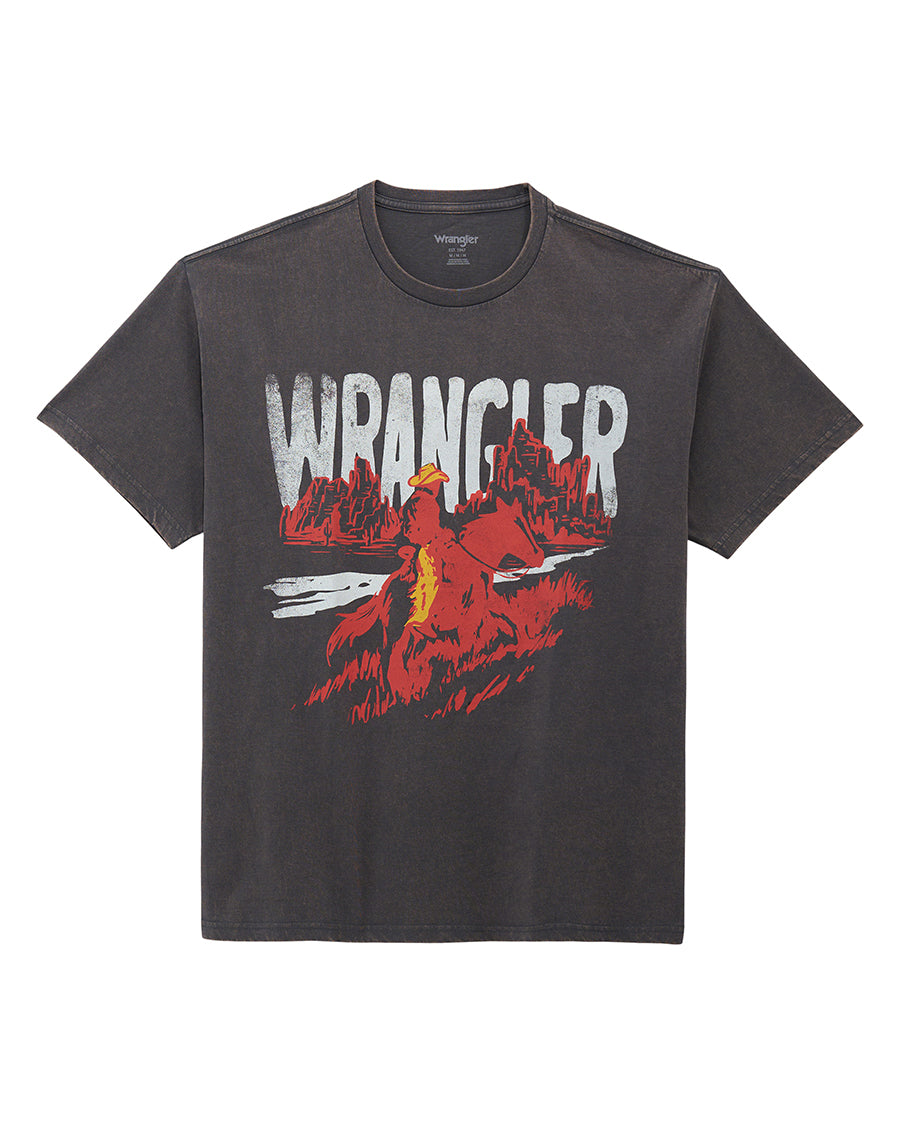Men's Graphic Short Sleeve T-Shirt - Vintage Fit - 112375795 by Wrangler from Skip’s Western Outfitters | WRA-112375795-L-REG