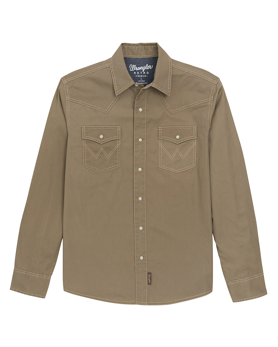 Men's Retro® Premium Long Sleeve Snap Shirt - Modern Fit - 112378684