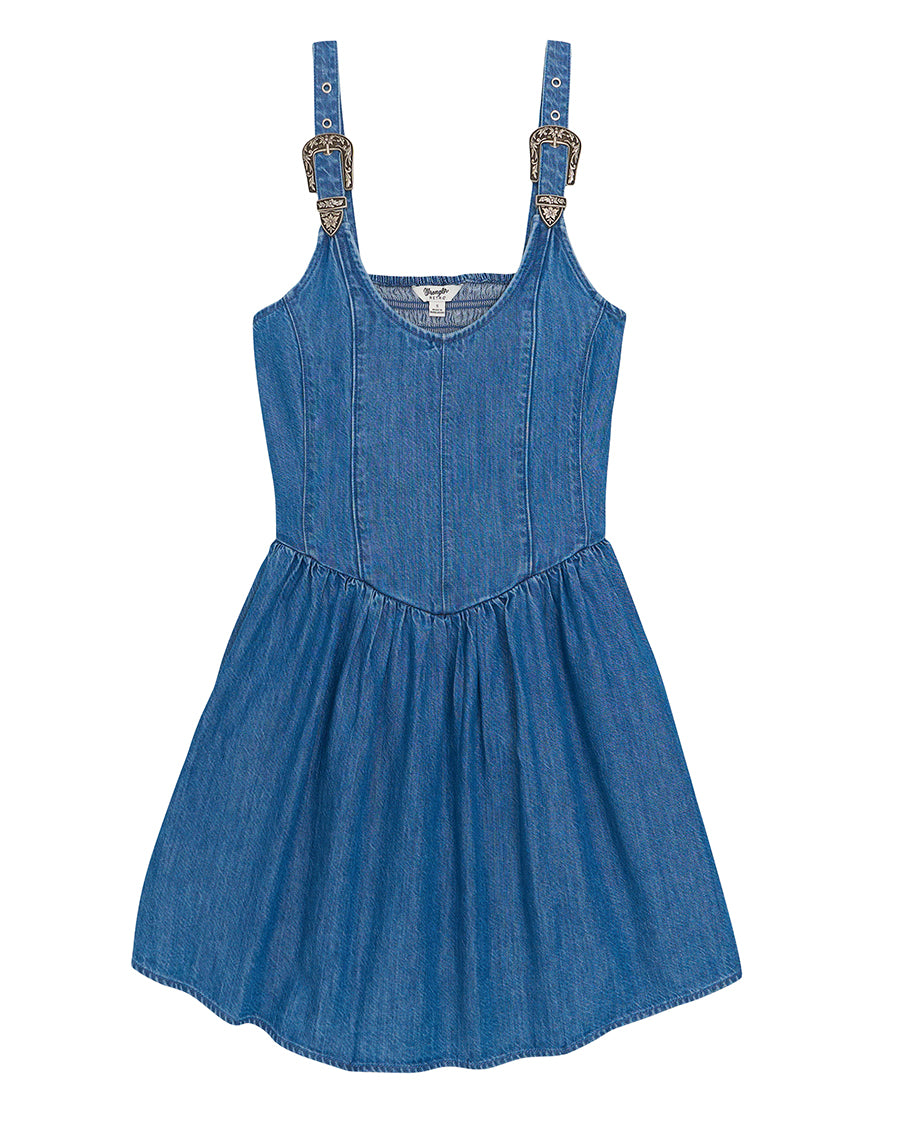 Women's Retro® Americana Drop Waist Denim Dress - 112379498