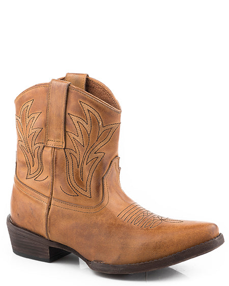 Women's Burnished Western Booties by Roper from Skip’s Western Outfitters | KAR-09-021-0980-2906-TA-060-B